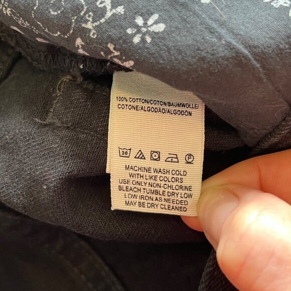 We The Free‎ Sofia Distressed Denim Cut Off Shorts Black Size 26 - Picture 8 of 11